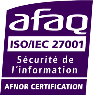 Certification ISO 27001 - Sécurité de l'information, cybersécurité et protection de la vie privée