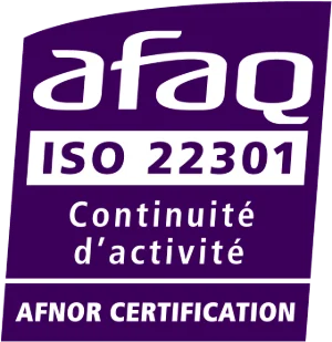 Certification ISO 22301 - Continuité d'activité