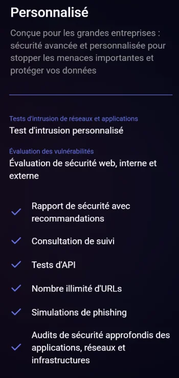 Personnalisé